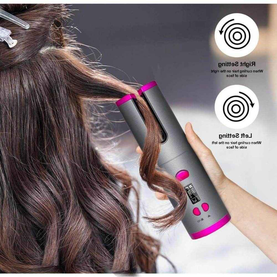 Cordless Automatic Hair Curler | Wireless Curling Iron