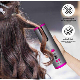 Cordless Automatic Hair Curler | Wireless Curling Iron
