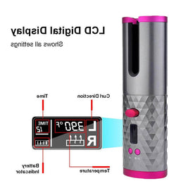 Cordless Automatic Hair Curler | Wireless Curling Iron