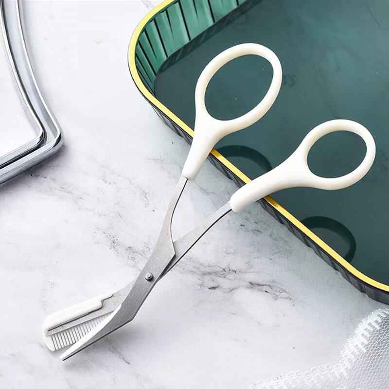 Curved Moon Eyebrow Trimming Knife Comb | Small Beauty Supplies Gadgets