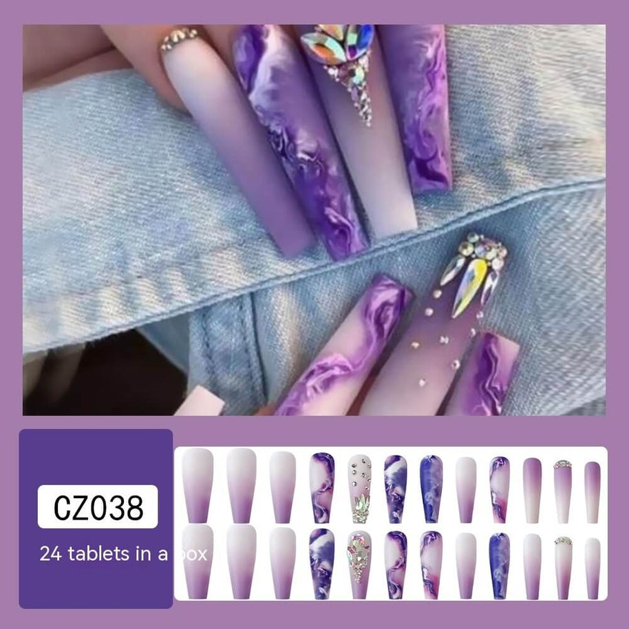 Custom Finished Press On Nails | Ready Made Artificial Nail Sets