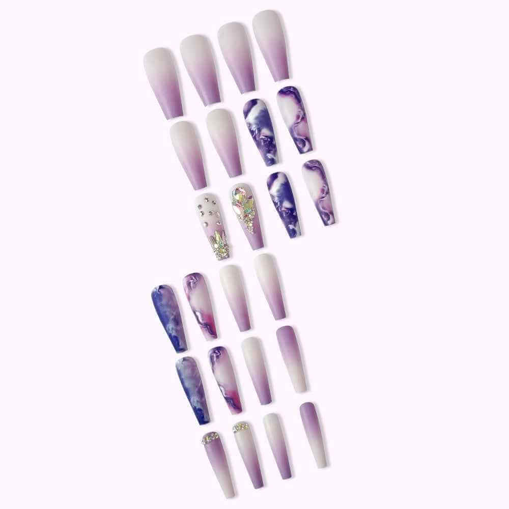 Custom Finished Press On Nails | Ready Made Artificial Nail Sets