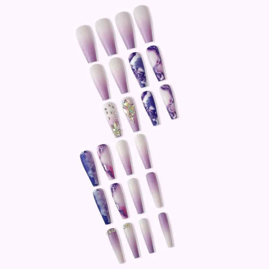 Custom Finished Press On Nails | Ready Made Artificial Nail Sets