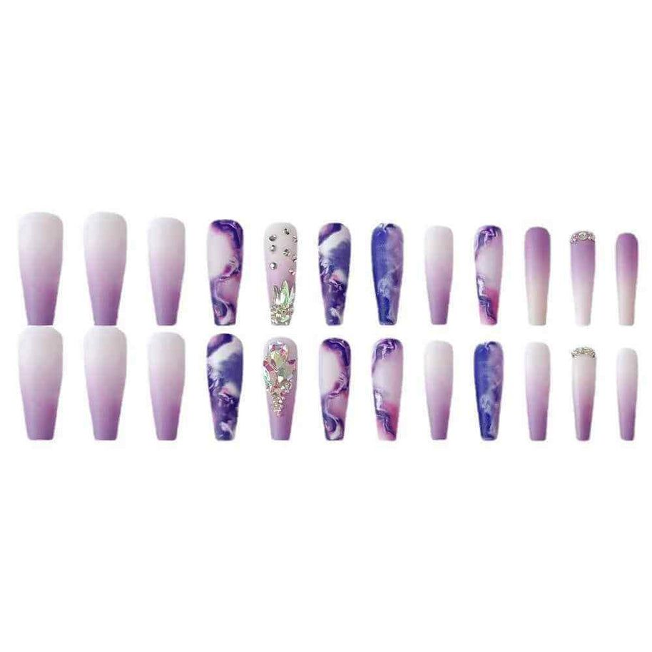 Custom Finished Press On Nails | Ready Made Artificial Nail Sets