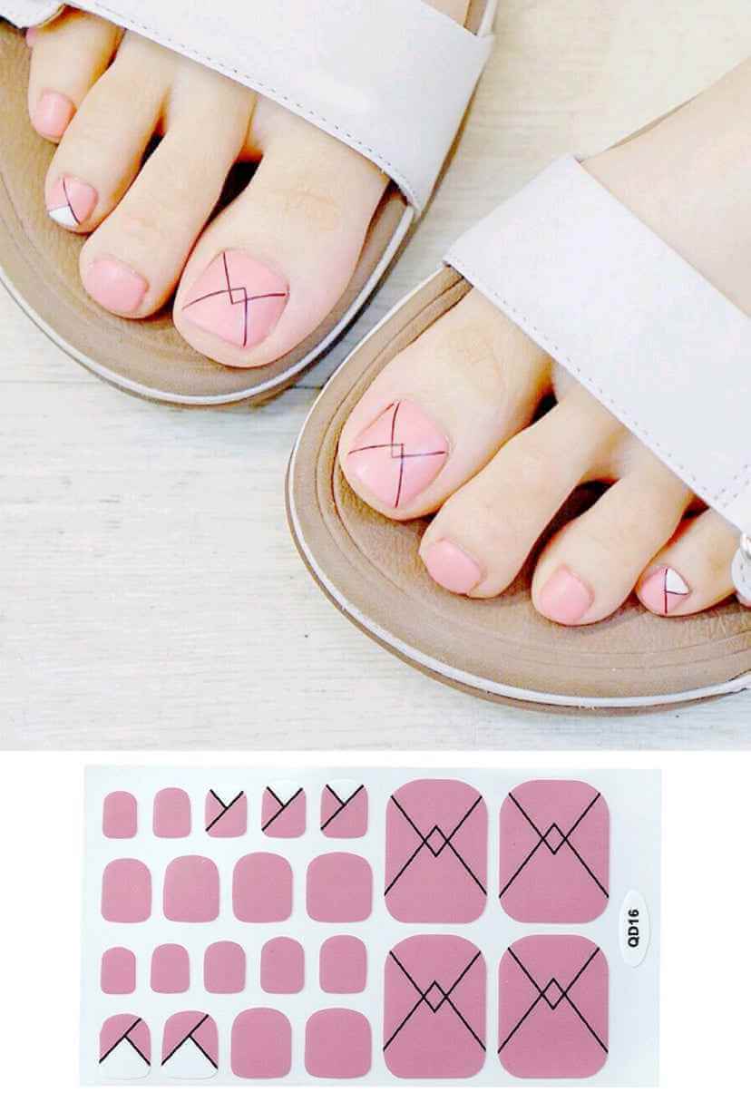 Cute Nail Stickers For Feet | Waterproof Foot Nail Sticker