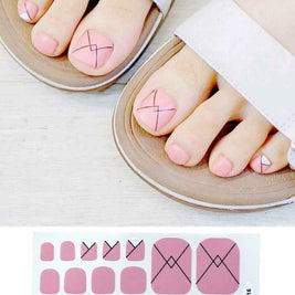 Cute Nail Stickers For Feet | Waterproof Foot Nail Sticker