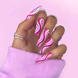 Detachable Artistic Press On Nails | Press On Fingernails
