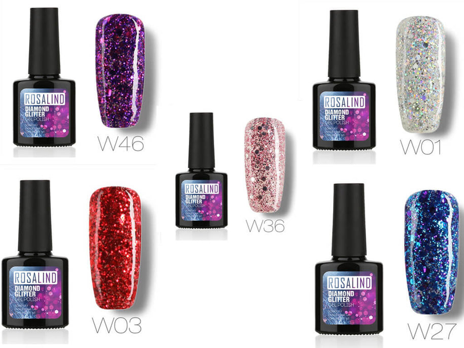 Diamond Nail Gel Polish | Long Lasting Diamond Nail Gel