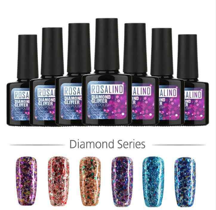 Diamond Nail Gel Polish | Long Lasting Diamond Nail Gel