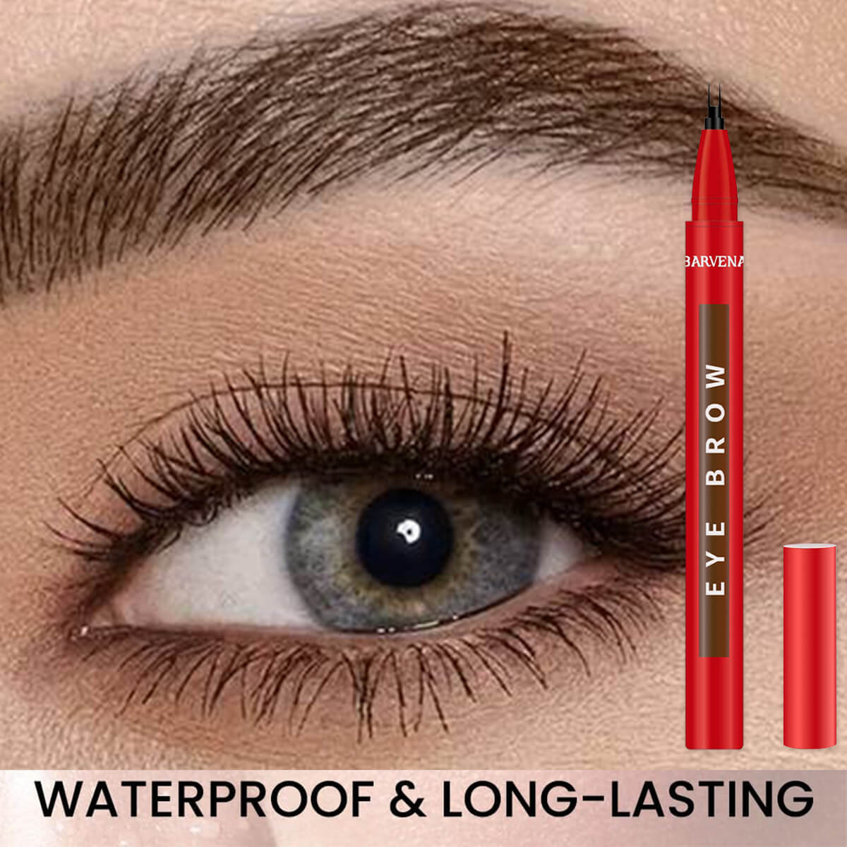 Double Headed Eyebrow Shaping Pen | Cream Eyebrow Pencil For Natural Brows