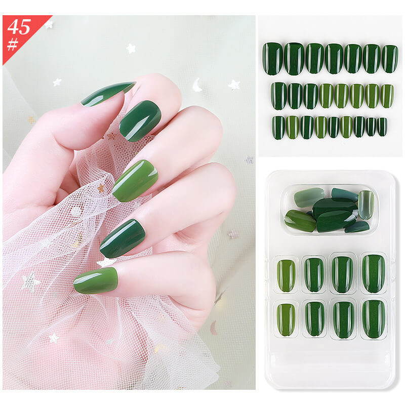 Easy To Apply Fake Nails | Fake Nails Wearable Nail Patch