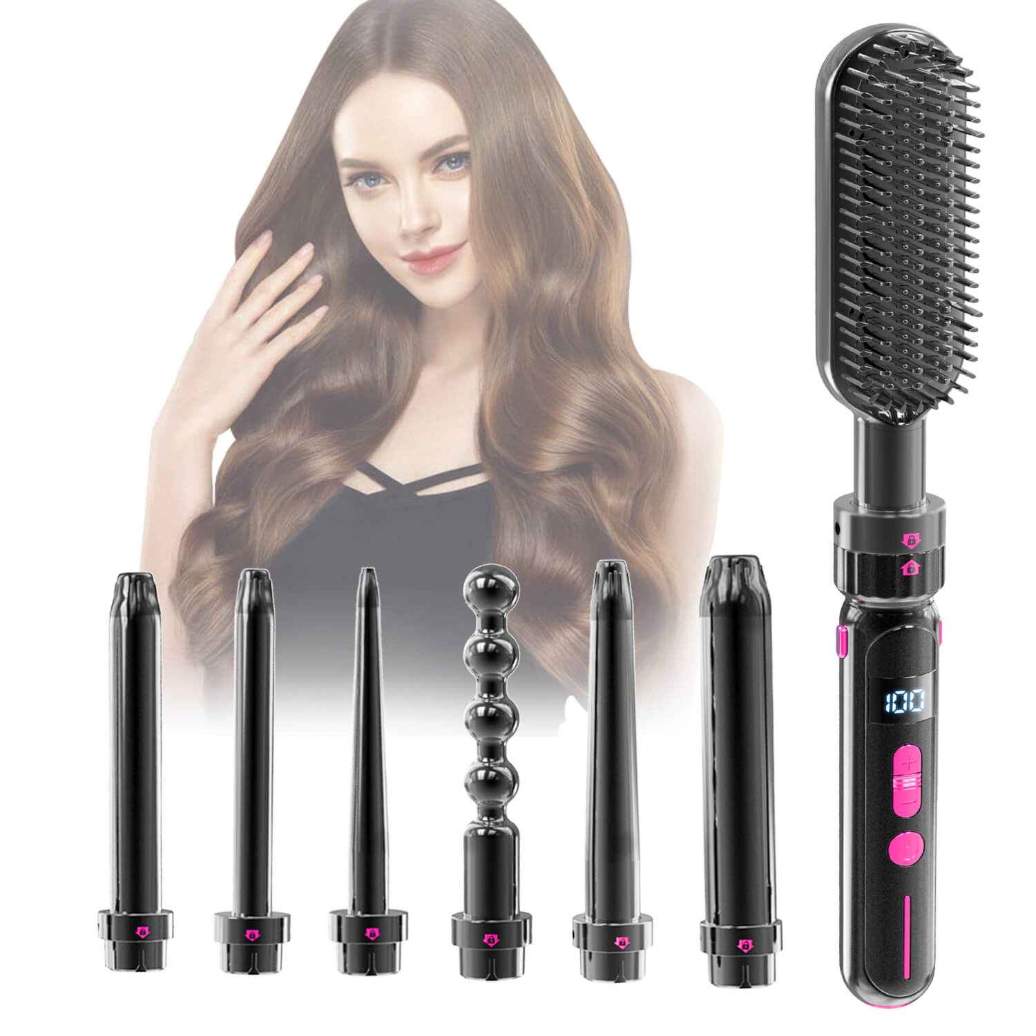 Easy To Use Curling Stick | Safe Curling Iron For Beginners