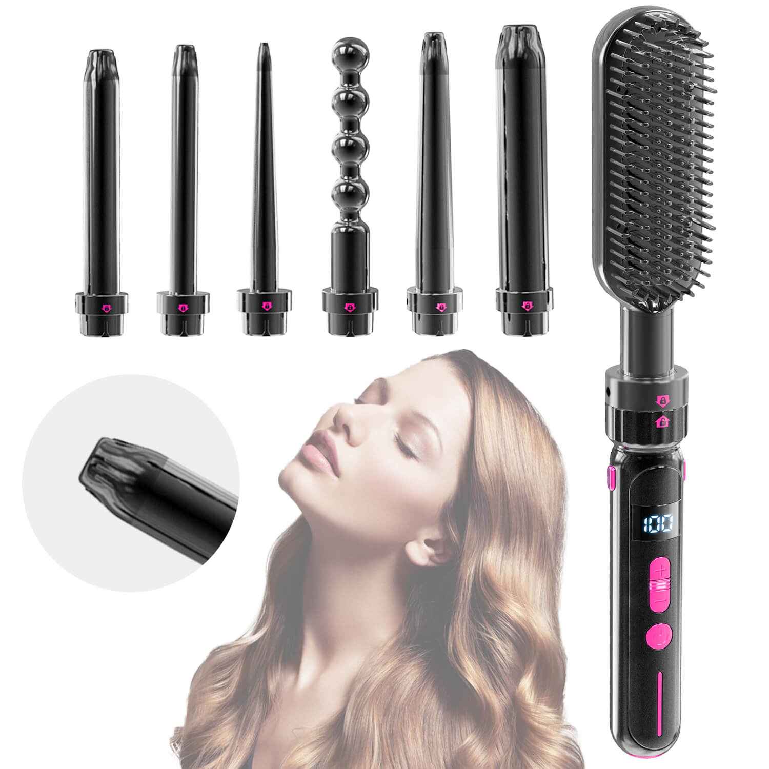 Easy To Use Curling Stick | Safe Curling Iron For Beginners