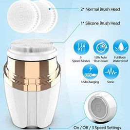 Electric Facial Cleansing Brush | Silicone Face Cleansing Brush