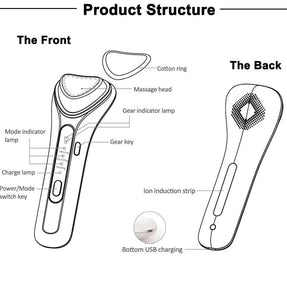 Electric Facial Cleansing Device | Ultrasonic Facial Device