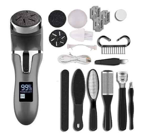 Electric Foot Callus Remover With LCD Display | Beauty Gadgets