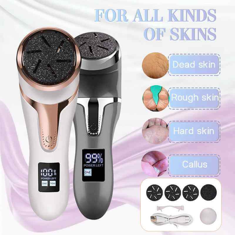 Electric Foot Callus Remover With LCD Display | Beauty Gadgets