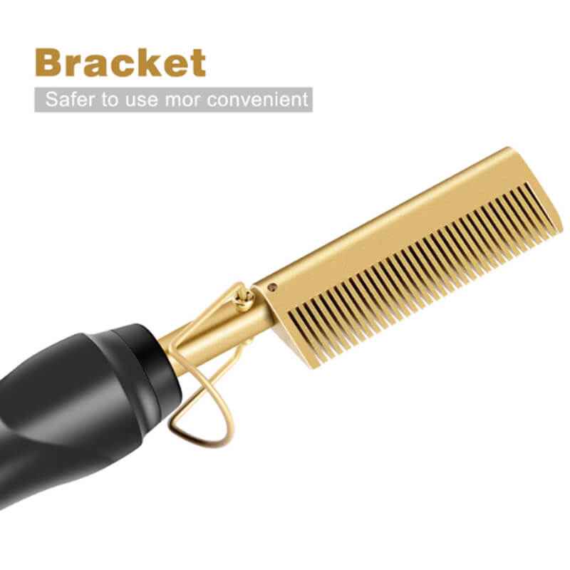 Electric Hair Curling Comb | Wet And Dry Hair Straightener