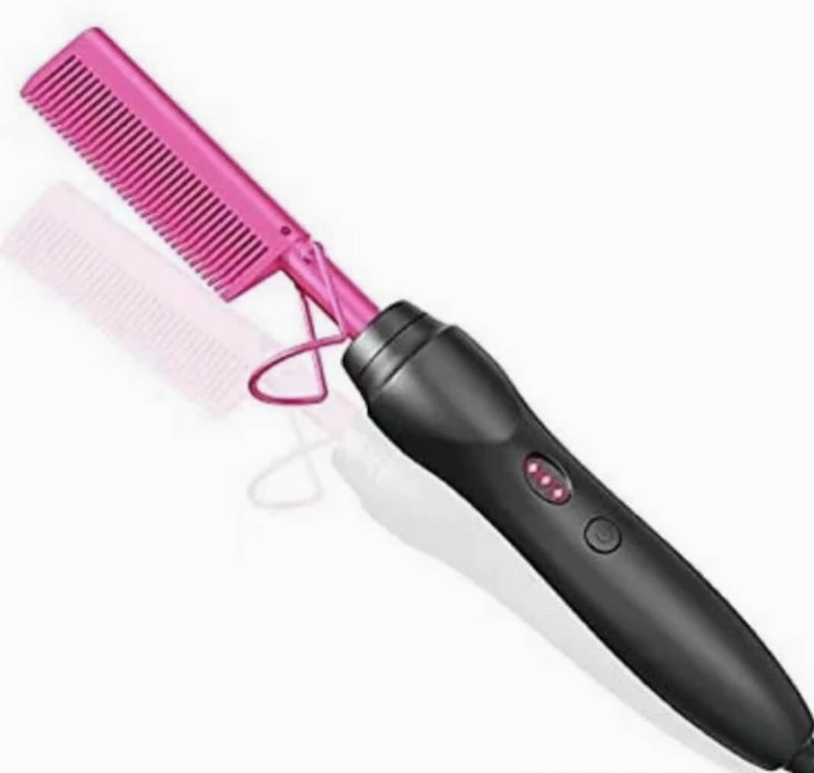 Electric Hair Curling Comb | Wet And Dry Hair Straightener