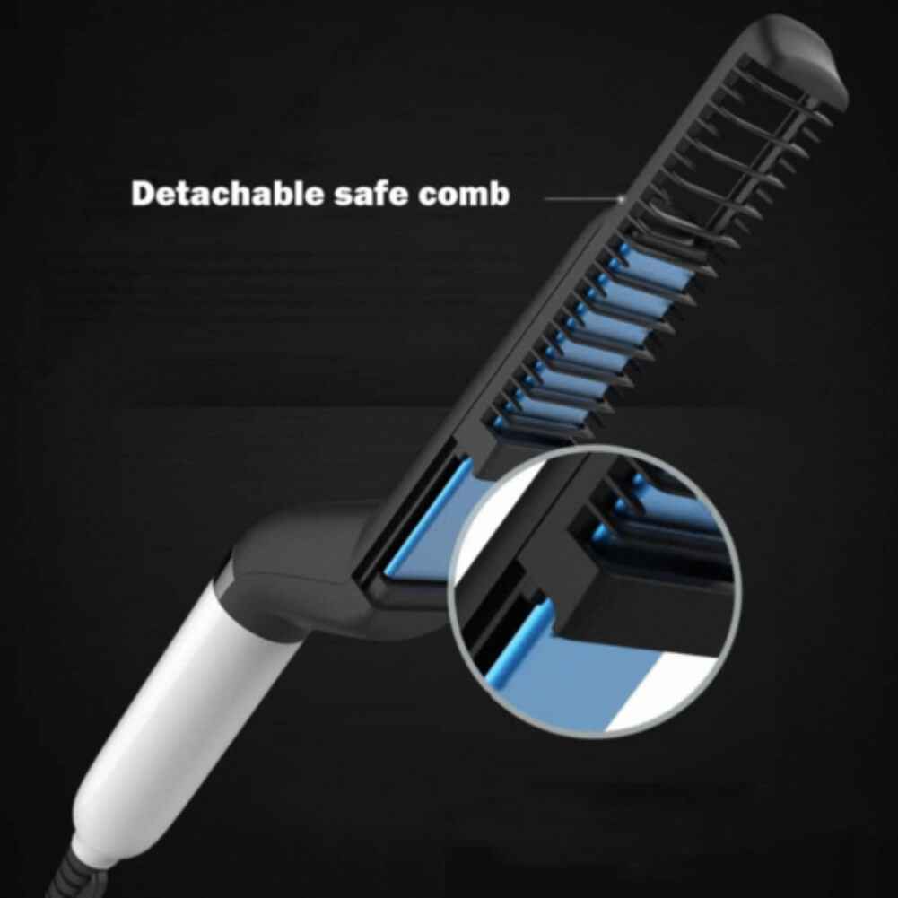 Electric Hair Straightener Brush | Men Beard Straightener