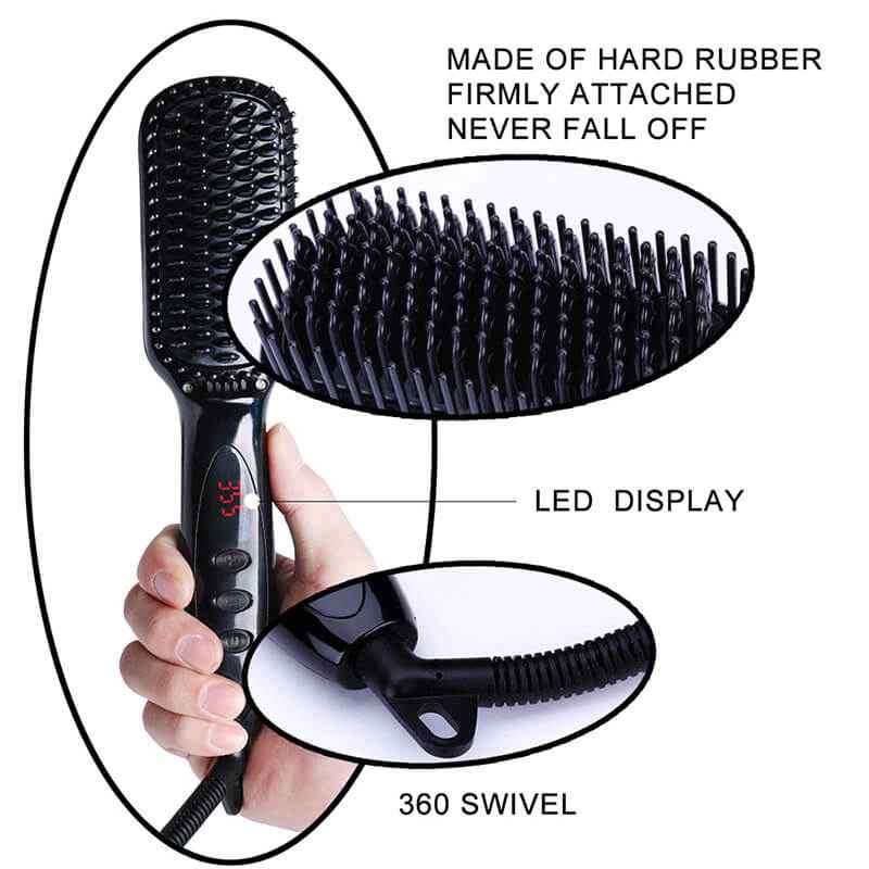 Electric Hair Straightening Comb | Ceramic Hair Straightening Brush