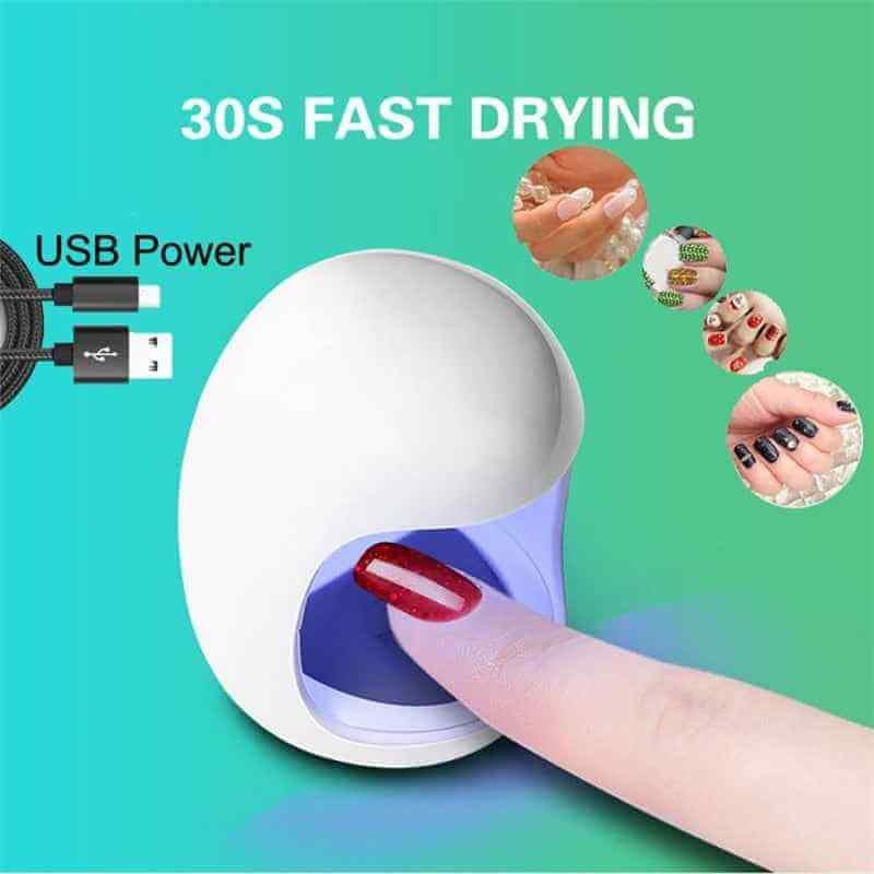 Electric Mini Nail Dryer For Manicure | Compact UV Nail Dryer Machine