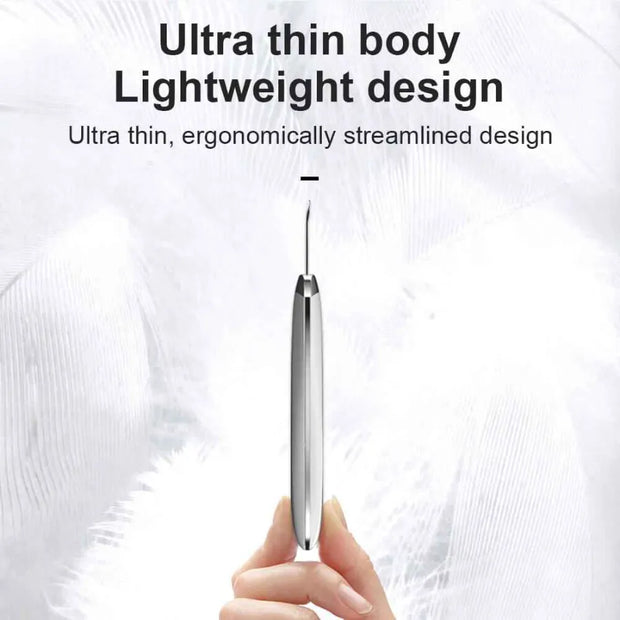 Electric USB Ultrasonic Skin Scrubber | Stainless Steel Face Spatula