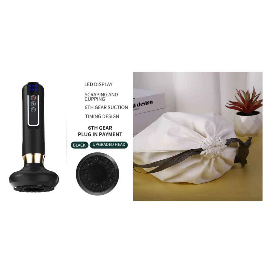 Electric Vacuum Cupping Massager | Anti-Cellulite Vacuum Therapy Device