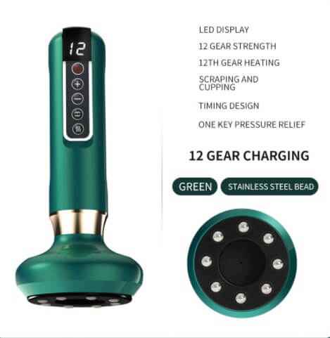 Electric Vacuum Cupping Massager | Anti-Cellulite Vacuum Therapy Device