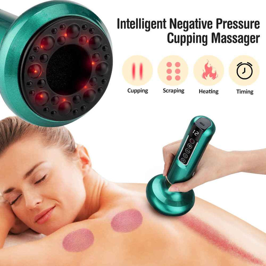 Electric Vacuum Cupping Massager | Anti-Cellulite Vacuum Therapy Device