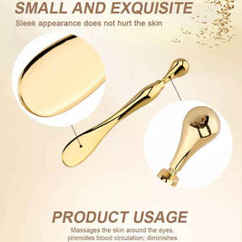 Eye Cream Stick Roller For Face | Metal Spatula Cream Applicator Massager