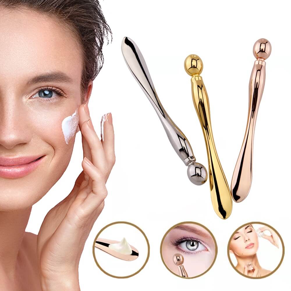 Eye Cream Stick Roller For Face | Metal Spatula Cream Applicator Massager