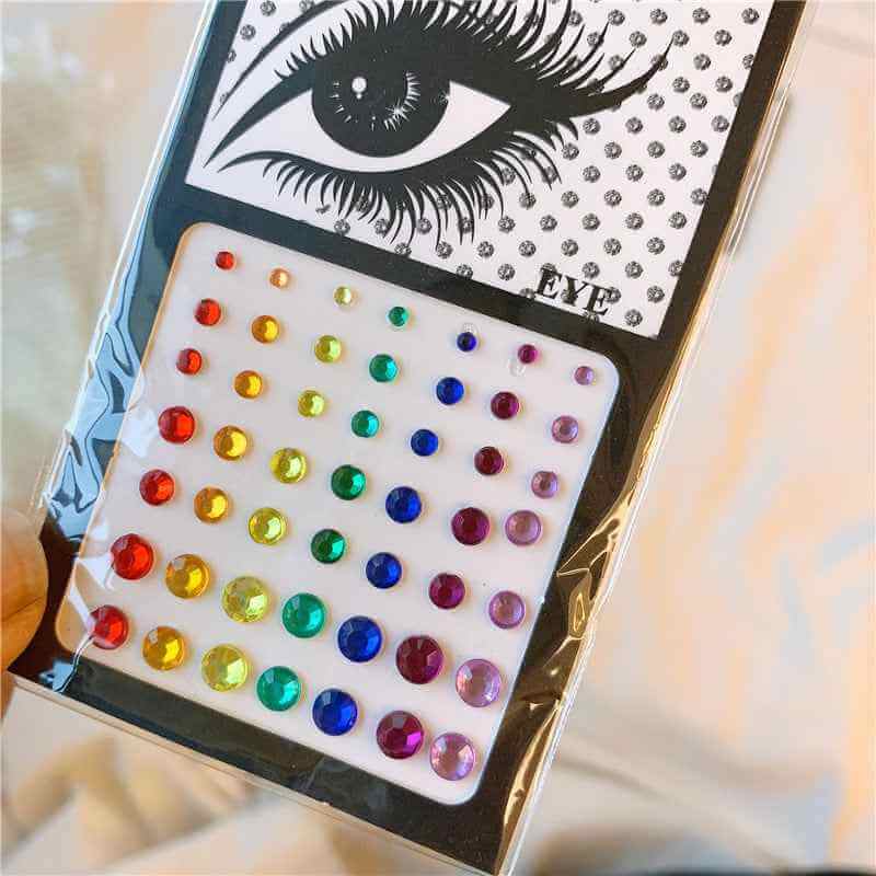 Eye Face Decoration Pearl Makeup Stickers | Decorative Eye Stickers