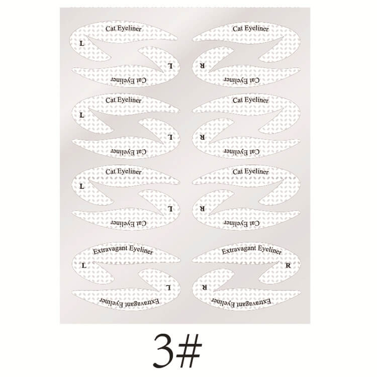 Eyeshadow Makeup Template | Digital Eye Makeup Sticker