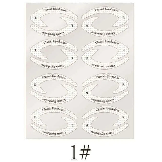 Eyeshadow Makeup Template | Digital Eye Makeup Sticker