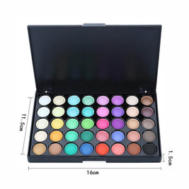 Eyeshadow Palette With Brushes | Glitter Powder Eyeshadow Palette