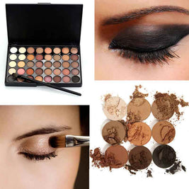 Eyeshadow Palette With Brushes | Glitter Powder Eyeshadow Palette