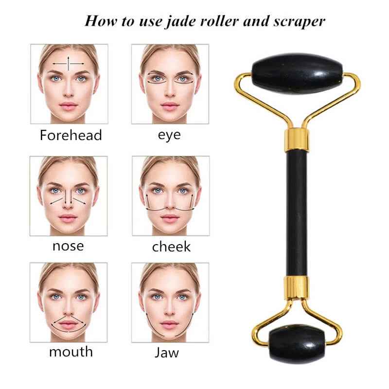 Face Care Massage Beauty Device | Jade Roller Face Sculpting Tool