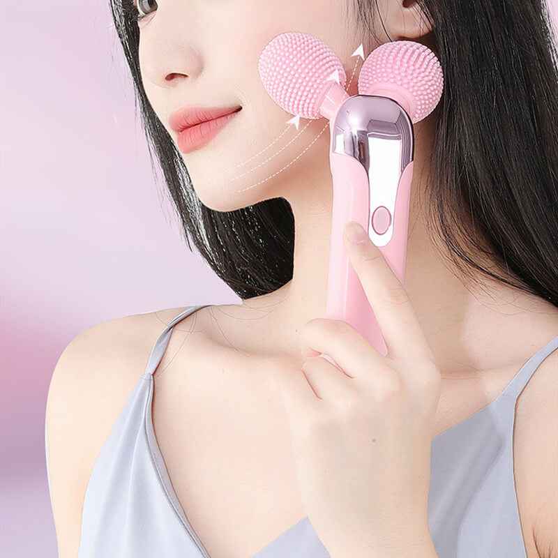 Facial Slimming And Cleansing Device | Roller Vibration Facial Beauty