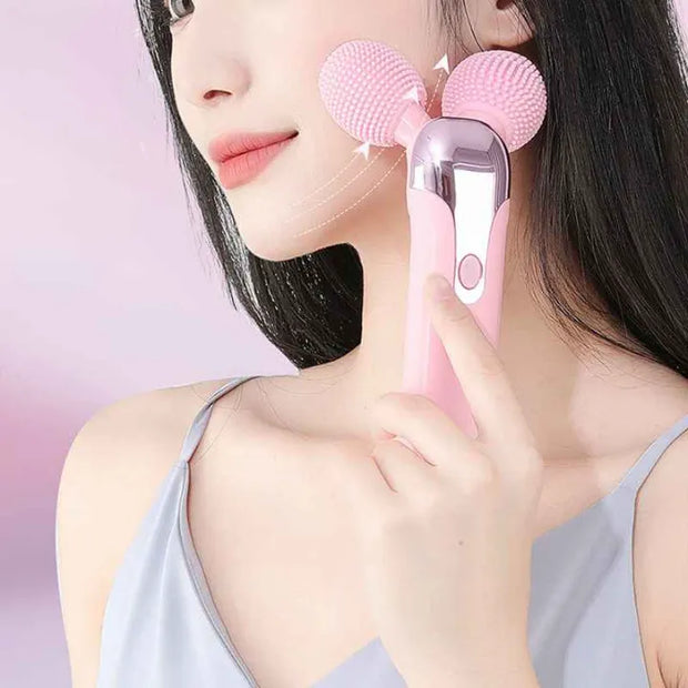Facial Slimming And Cleansing Device | Roller Vibration Facial Beauty