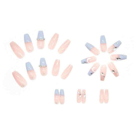Fake Nails Stars And Moon | Stars And Moon Press On Nails