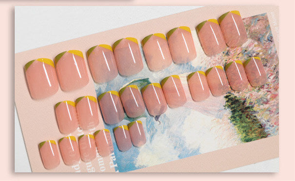 Female Detachable Nail Patches | Colorful Press On Nails