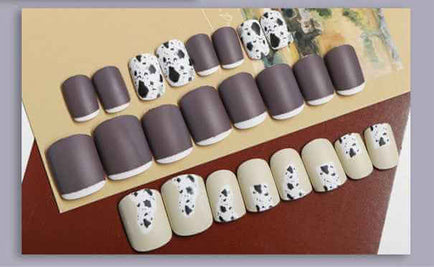 Female Detachable Nail Patches | Colorful Press On Nails