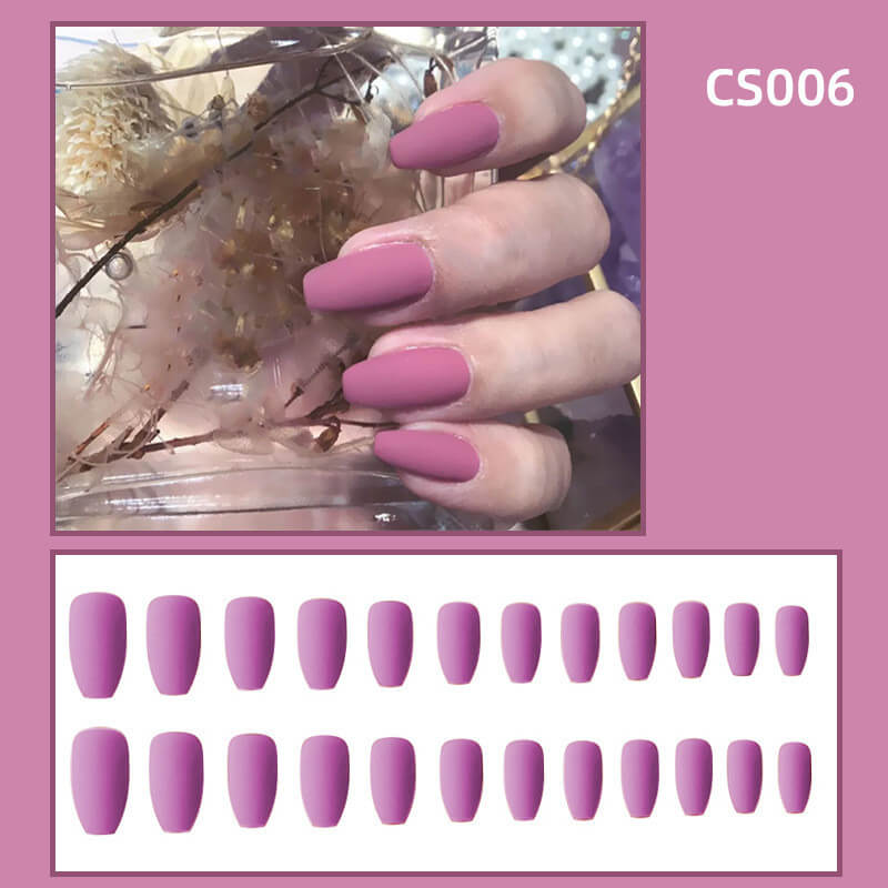 Frosted Ballet Press On Nails | Autumn Winter Ballet Nails