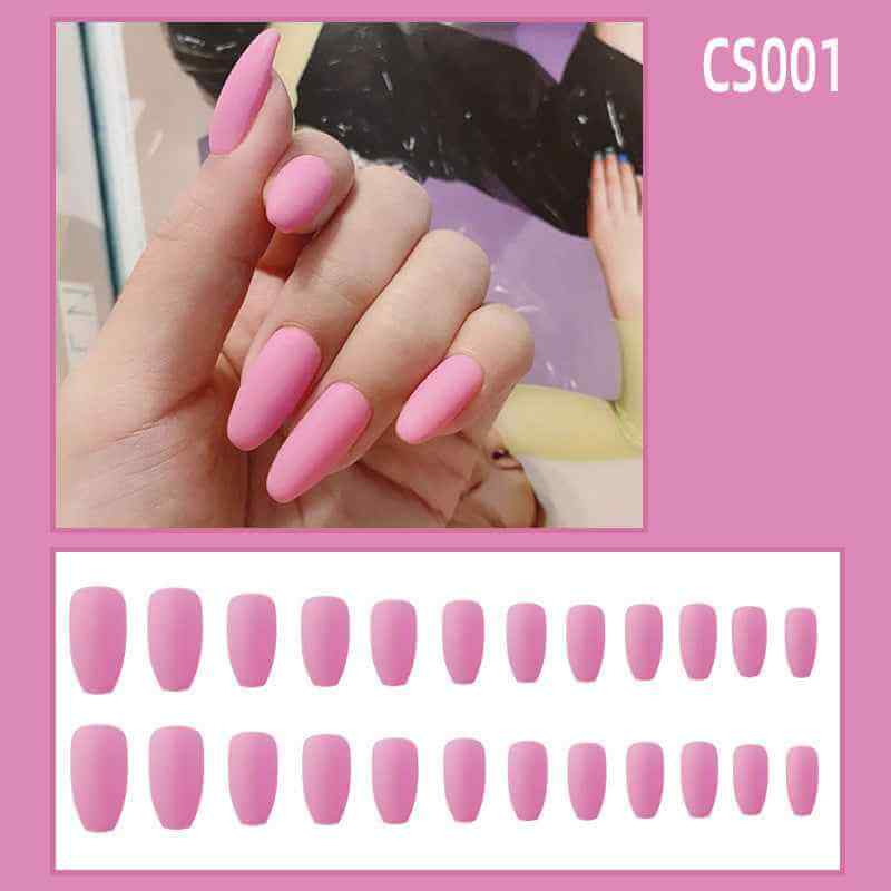 Frosted Ballet Press On Nails | Autumn Winter Ballet Nails