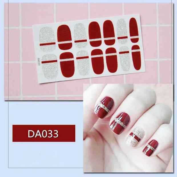 Full Nail Stickers For Short Nails | Nail Stickers For Women