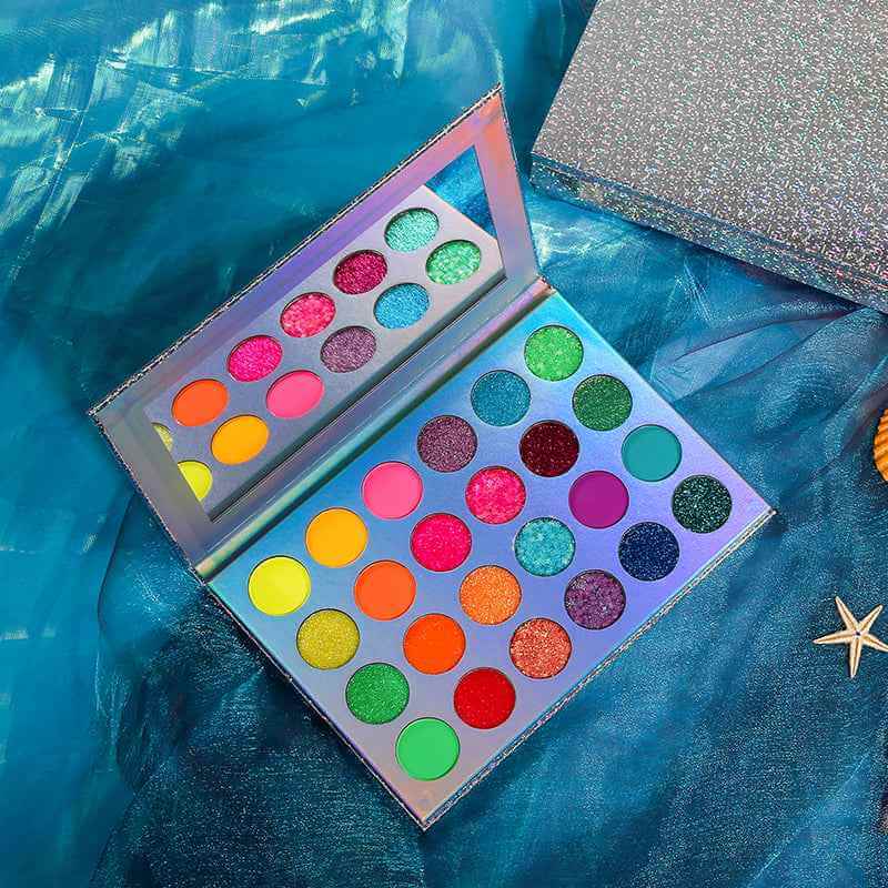Glow Eyeshadow Palette | Highly Pigmented Shimmer Eyeshadow