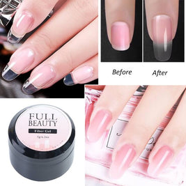 Glue Nail Fiber Silk Extension Gel | Fiberglass Poly UV Builder Gel 