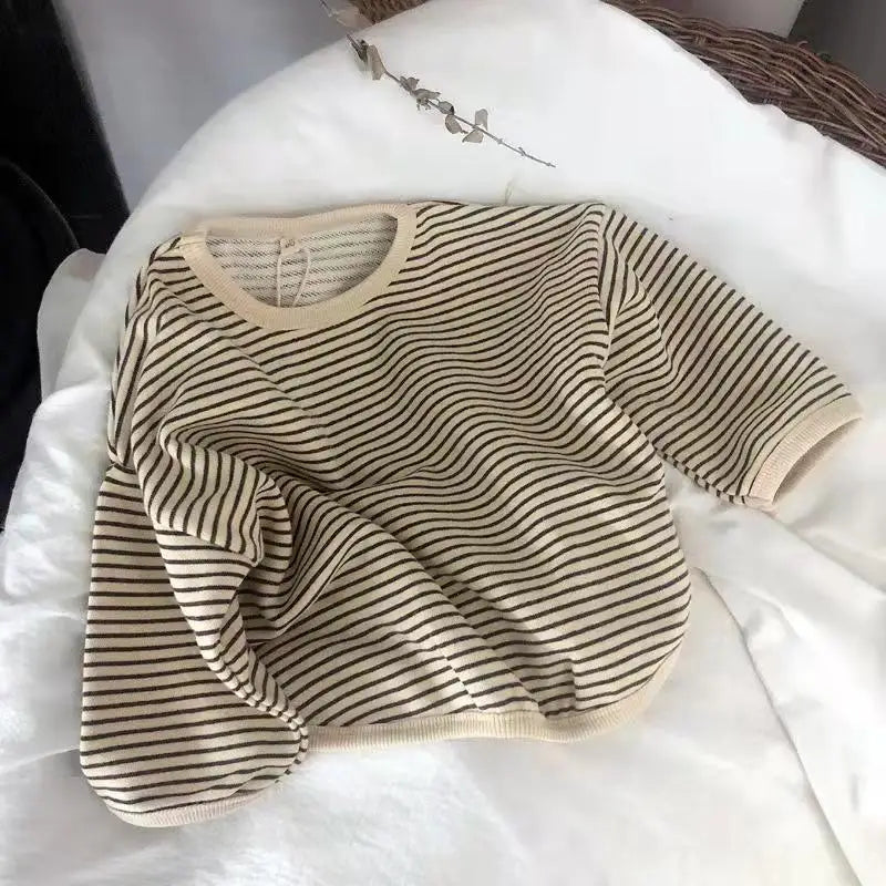 Kids Cotton Sweatshirt Long Sleeve Boys Girls 1-6Y