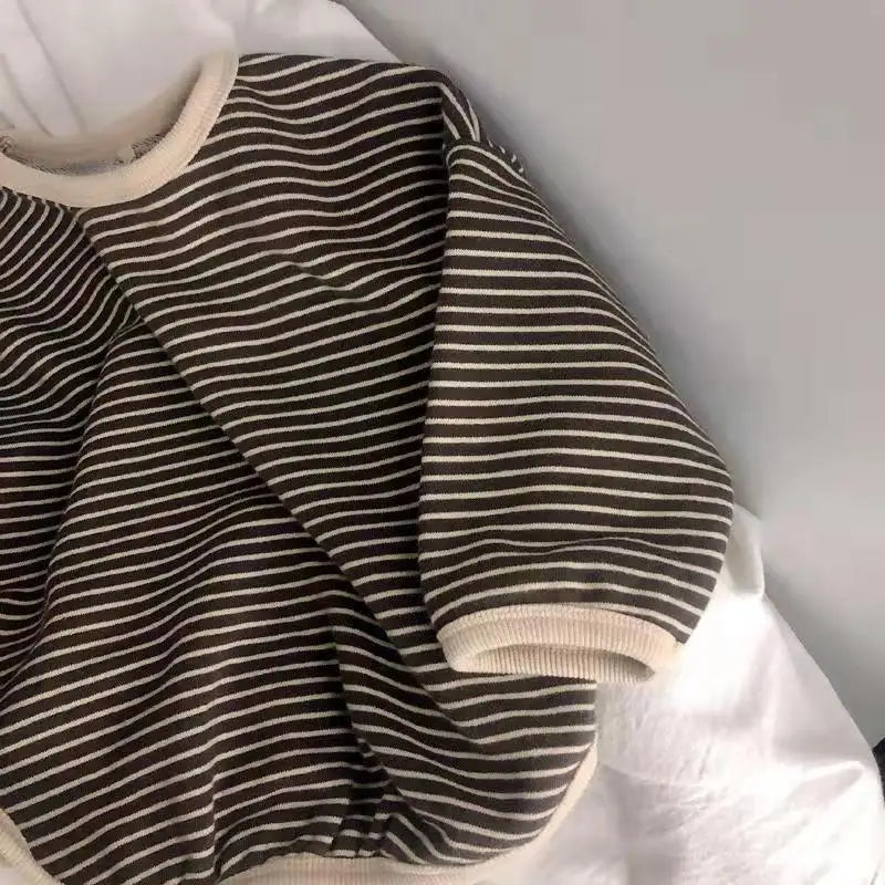 Kids Cotton Sweatshirt Long Sleeve Boys Girls 1-6Y